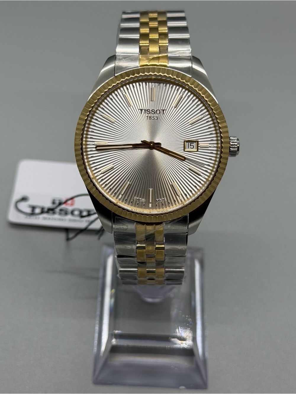 Tissot Ballade Silver / Golden Dial Men’s Watch Quartz 40mm – T156.410.22.031.00